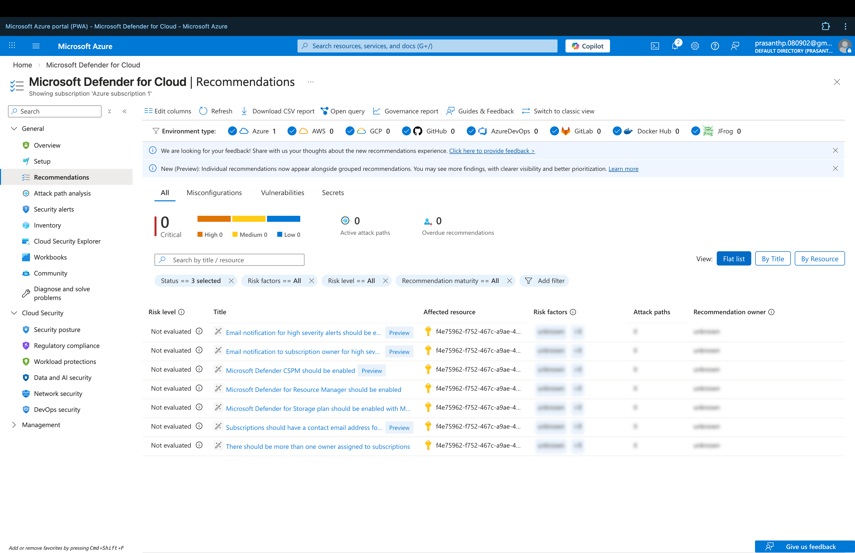 Security Recommendations